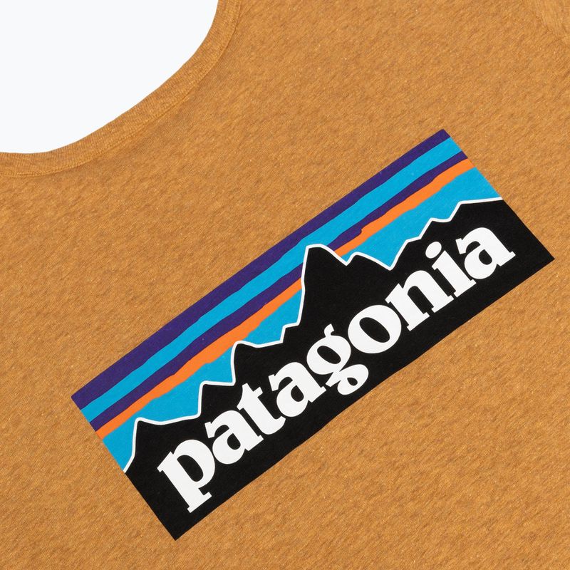 Damen-Longsleeve Patagonia P-6 Logo Responsibili-Tee LS dried mango 4