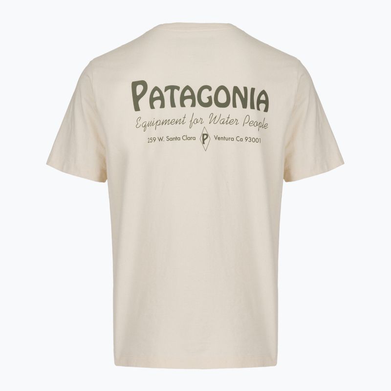 Herren-Shirt Patagonia Water People Banner T-Shirt undyed natural 2
