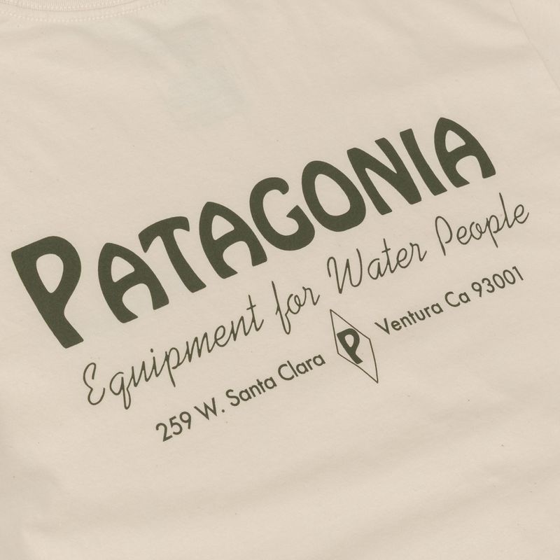 Herren-Shirt Patagonia Water People Banner T-Shirt undyed natural 4