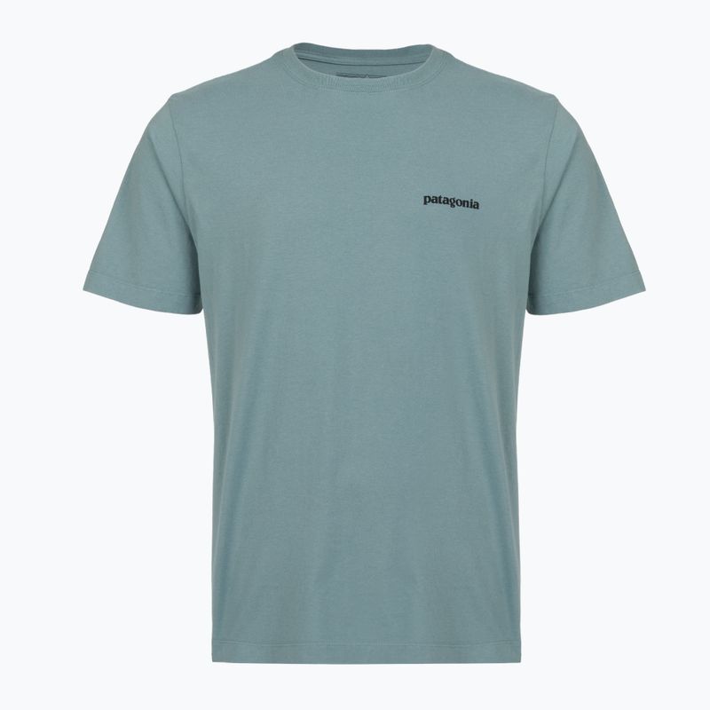 Herren-Shirt Patagonia P-6 Logo blue sage