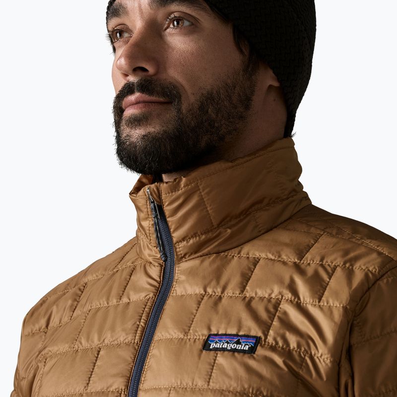 Gefütterte Herrenjacke Patagonia Nano Puff deer brown 5