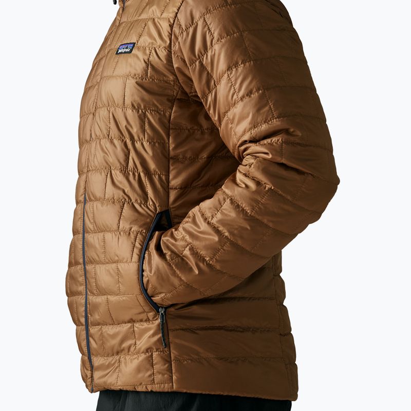 Gefütterte Herrenjacke Patagonia Nano Puff deer brown 6