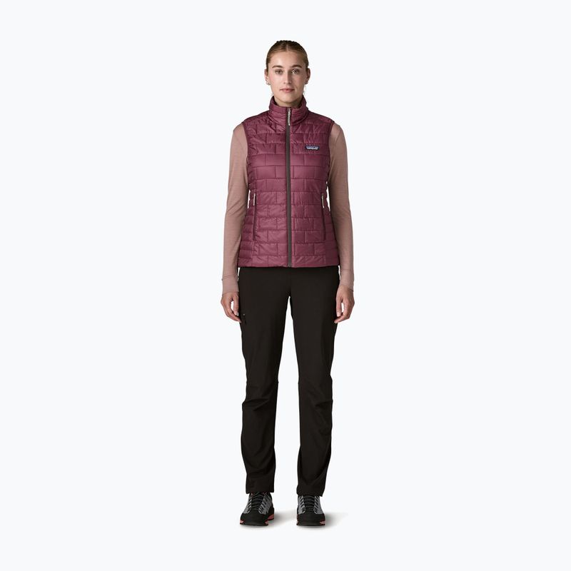 Damenweste Patagonia Nano Puff berry fig 2