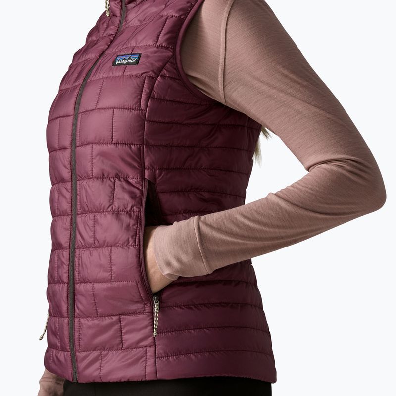 Damenweste Patagonia Nano Puff berry fig 5