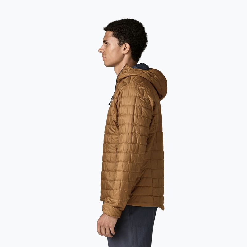 Gefütterte Herrenjacke Patagonia Nano Puff Hoody deer brown 3