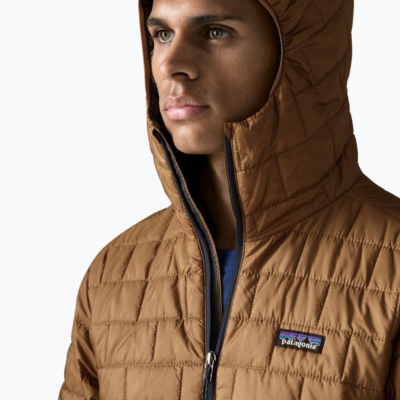 Gefütterte Herrenjacke Patagonia Nano Puff Hoody deer brown 5