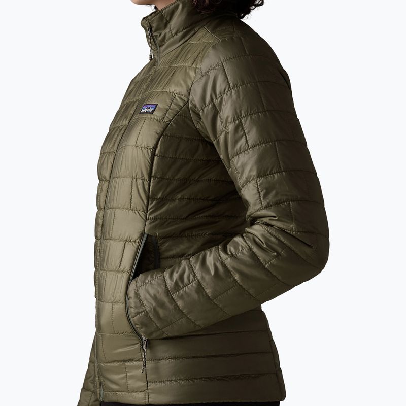 Gefütterte Damenjacke Patagonia Nano Puff basin green 6