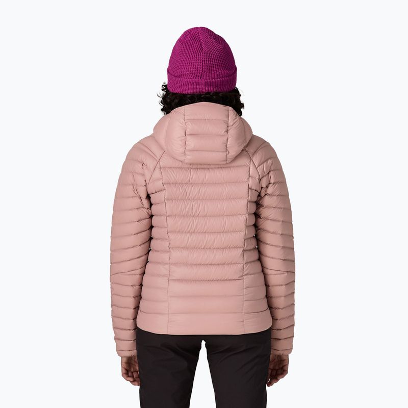 Damen-Daunenjacke Patagonia Down Sweater Hoody moonrise taupe 3