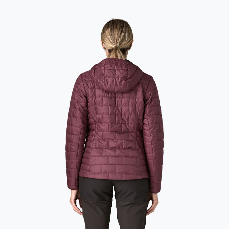 Gefütterte Damenjacke Patagonia Nano Puff Hoody berry fig 2