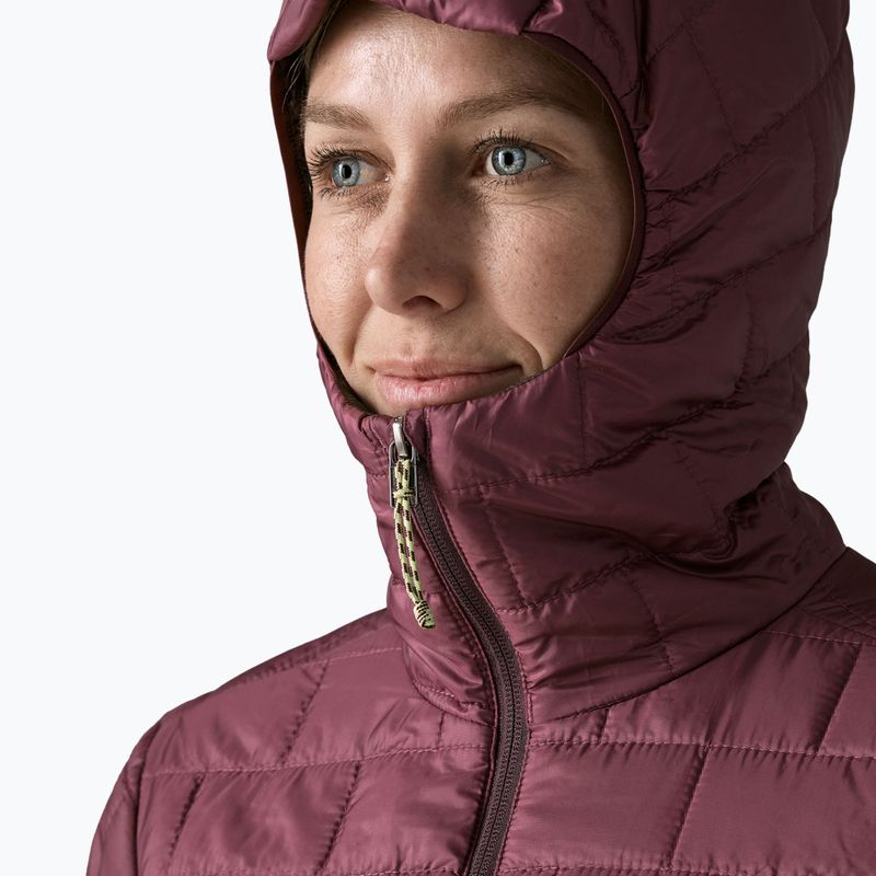 Gefütterte Damenjacke Patagonia Nano Puff Hoody berry fig 4