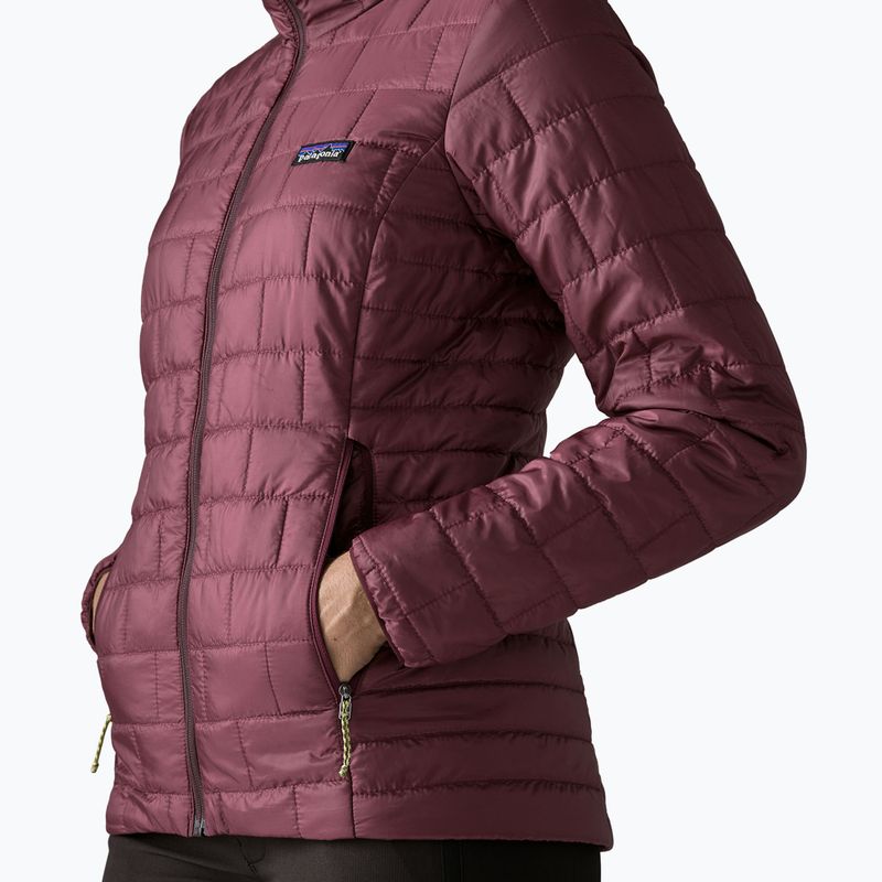 Gefütterte Damenjacke Patagonia Nano Puff Hoody berry fig 5