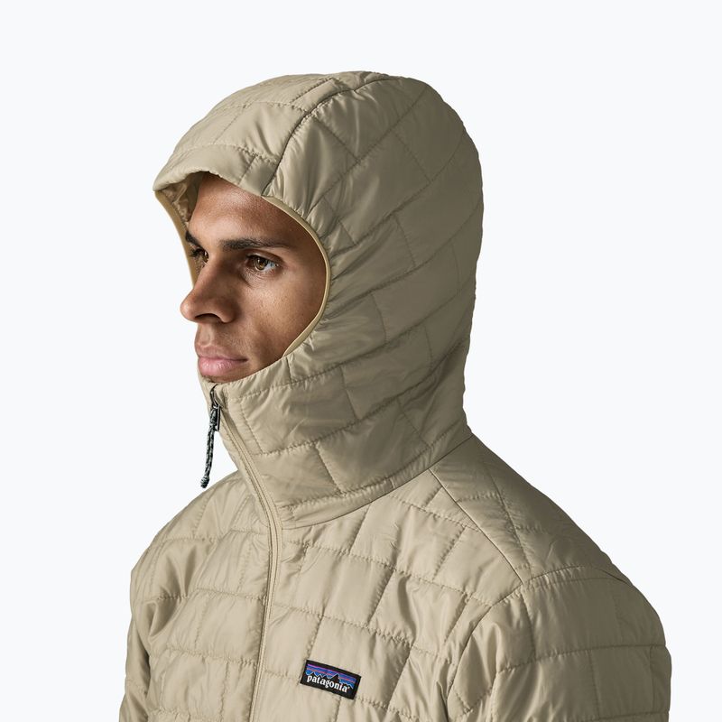 Gefütterte Herrenjacke Patagonia Nano Puff Hoody weathered stone 4