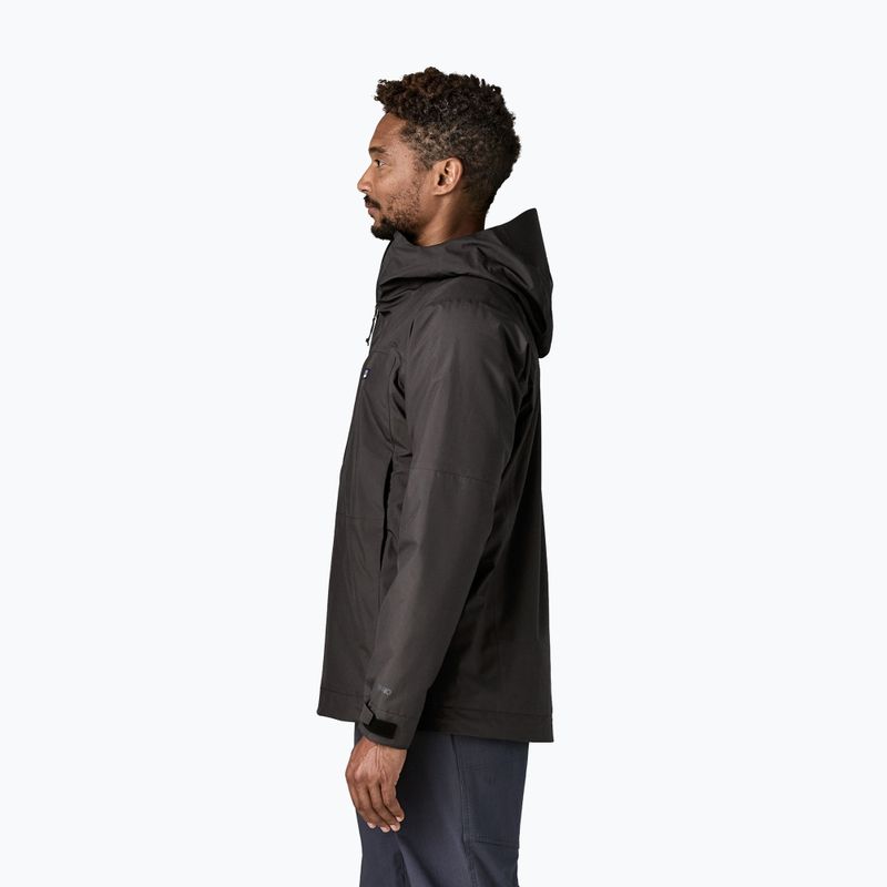Herren-Regenjacke Patagonia Insulated Boulder Fork Rain black 3