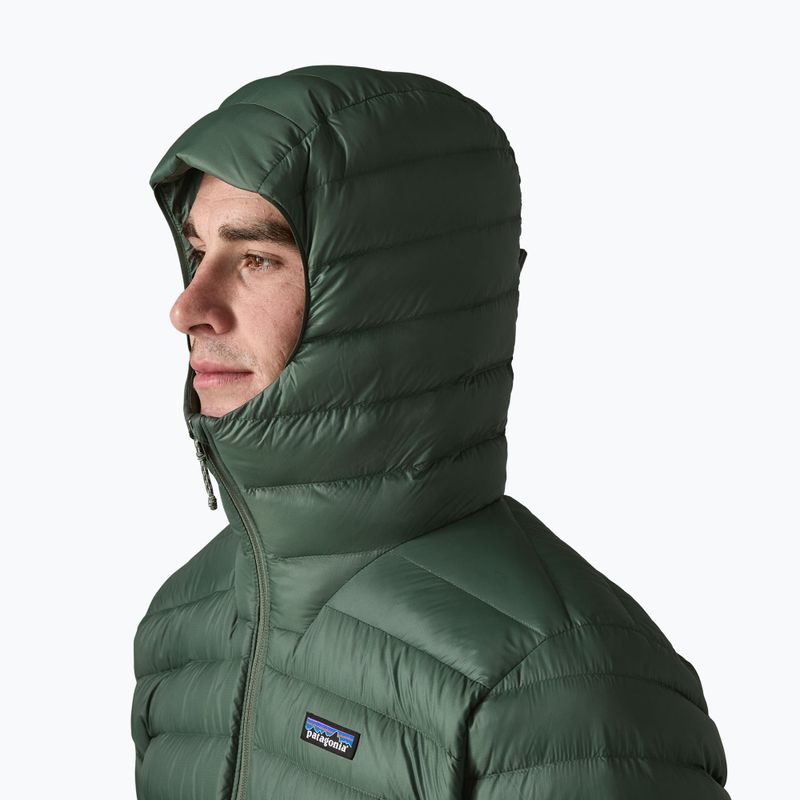 Herren-Daunenjacke Patagonia Down Sweater Hoody treeline green 4