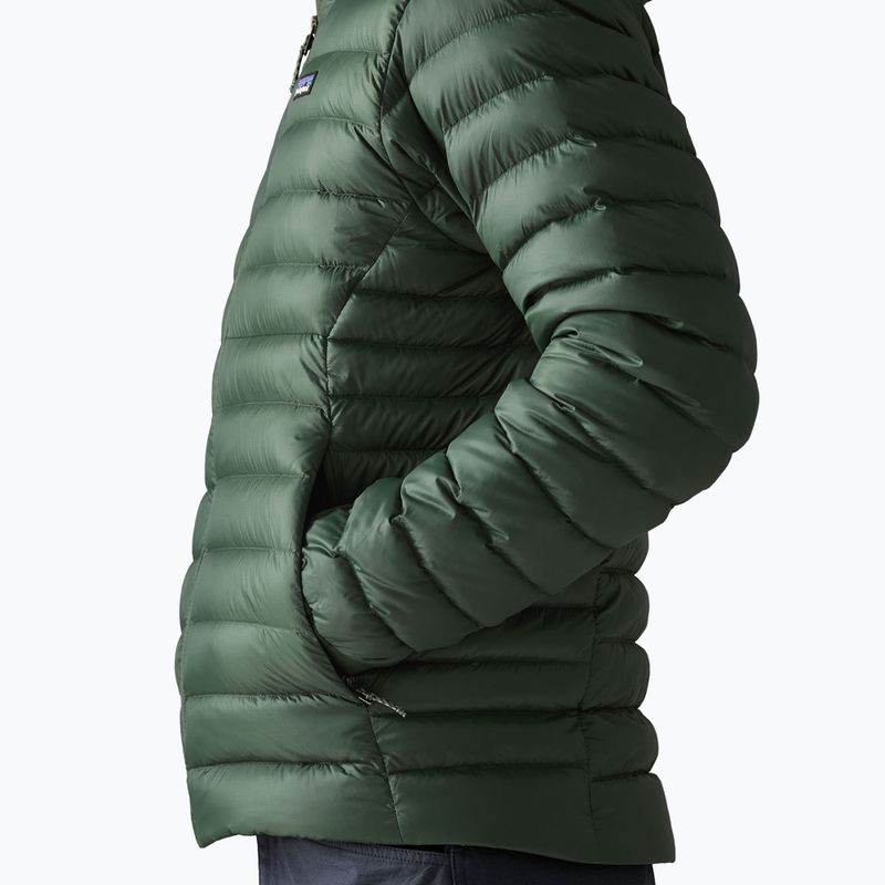 Herren-Daunenjacke Patagonia Down Sweater Hoody treeline green 6