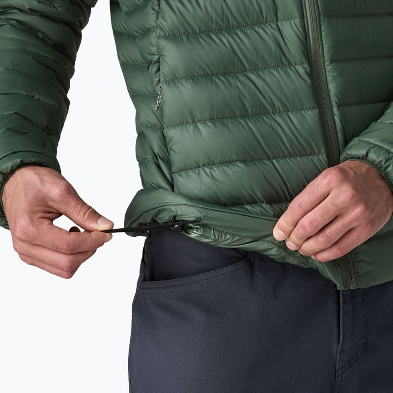 Herren-Daunenjacke Patagonia Down Sweater Hoody treeline green 7