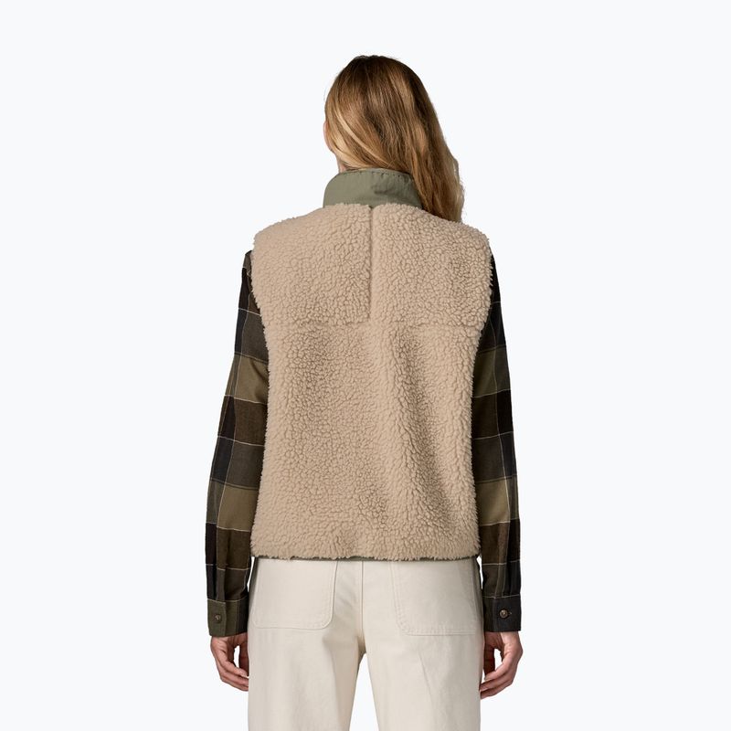 Damenweste Patagonia Classic Retro-X dark natural w/river rock green 2