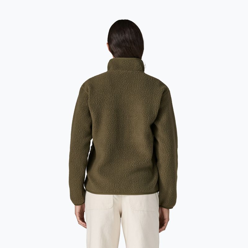 Fleecejacke für Damen Patagonia Retro Pile Marsupial basin green 2