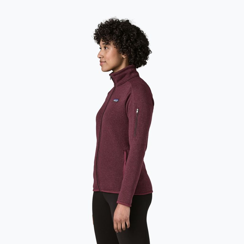 Damen-Trekkingsweatshirt Patagonia Better Sweater berry fig 3