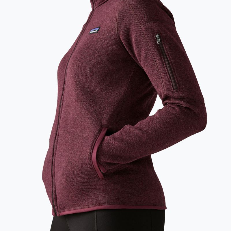 Damen-Trekkingsweatshirt Patagonia Better Sweater berry fig 4