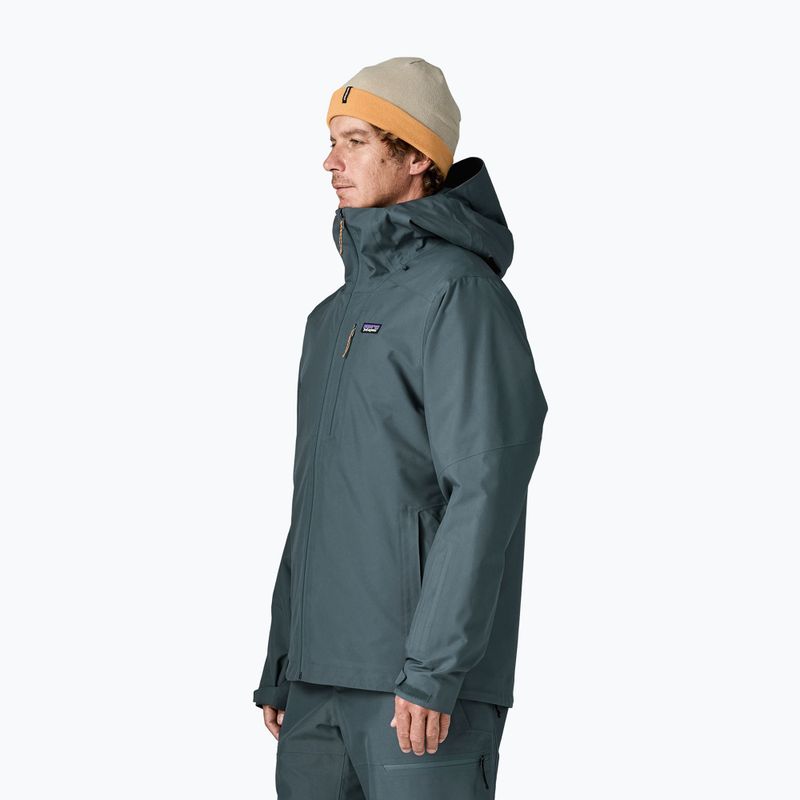 Herren-Skijacke Patagonia Insulated Powder Town summit blue 3