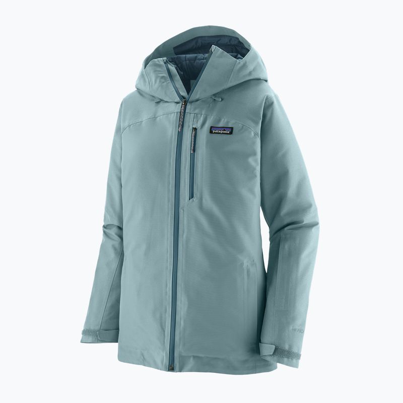 Damen-Skijacke Patagonia Insulated Powder Town blue sage
