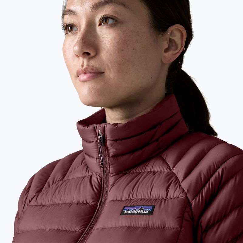 Damen-Daunenjacke Patagonia Down Sweater dark ruby 4