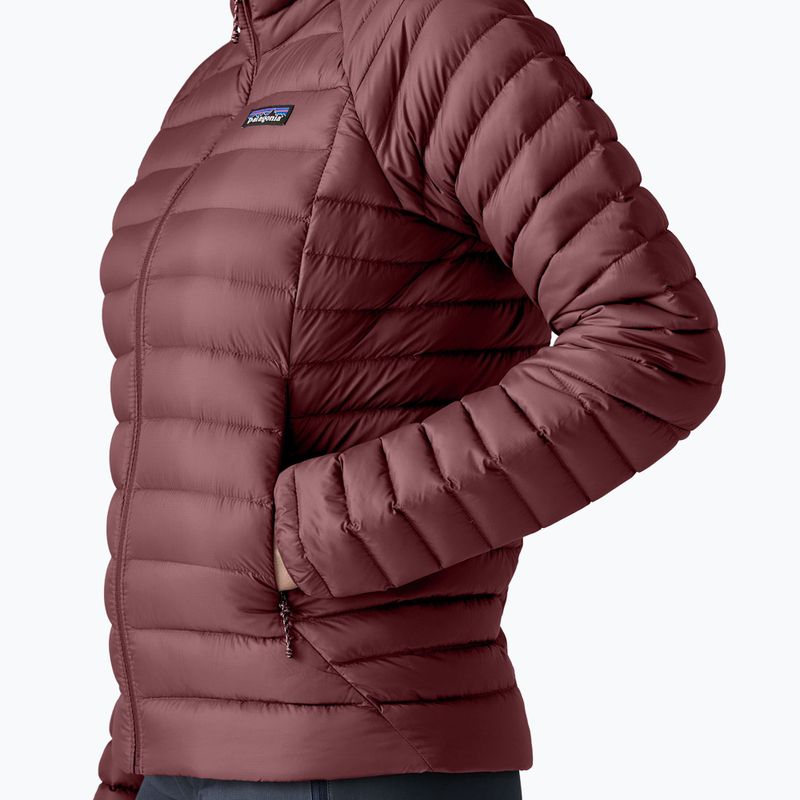 Damen-Daunenjacke Patagonia Down Sweater dark ruby 5