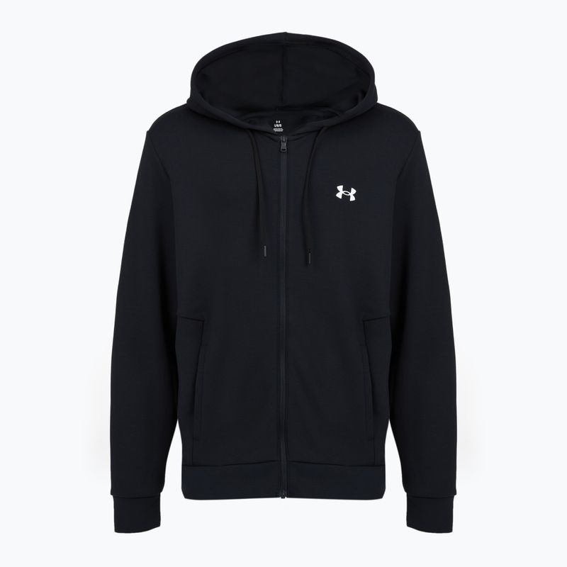 Herrenpullover Under Armour Flex Fleece Full Zip black/white
