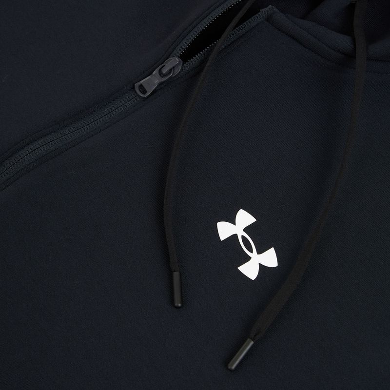Herrenpullover Under Armour Flex Fleece Full Zip black/white 3