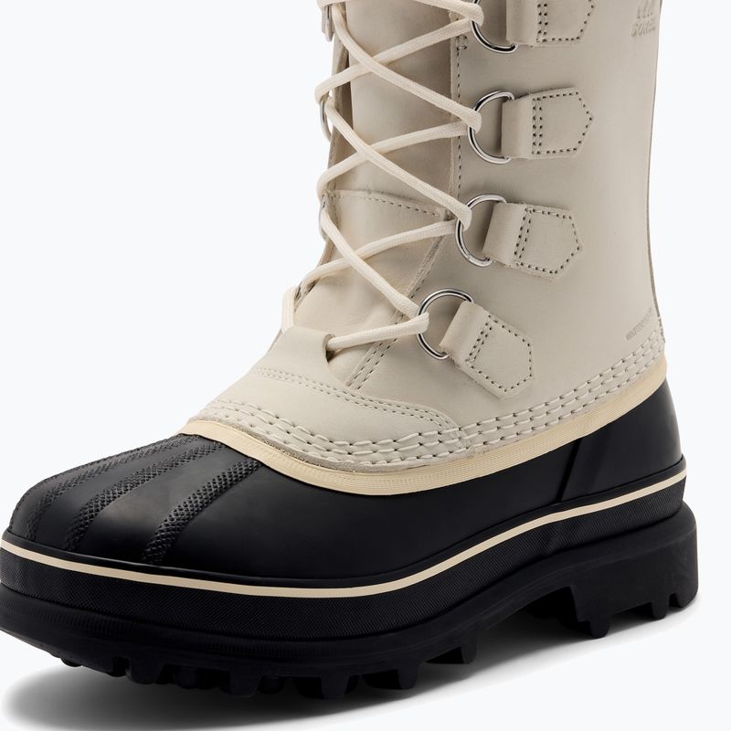 Damen-Schuhe Sorel Caribou chalk/black 6