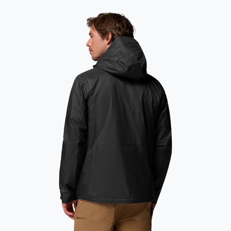 Herren-3-in-1-Jacke Columbia Pulaski III Interchange black 3