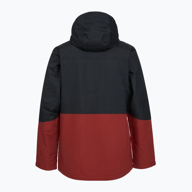 Herren-Skijacke Columbia Iceberg Point II red oxide/black 2