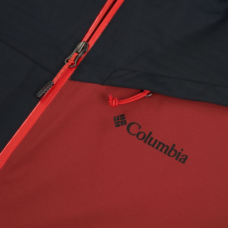 Herren-Skijacke Columbia Iceberg Point II red oxide/black 3