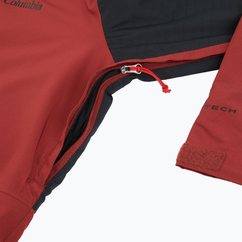 Herren-Skijacke Columbia Iceberg Point II red oxide/black 5