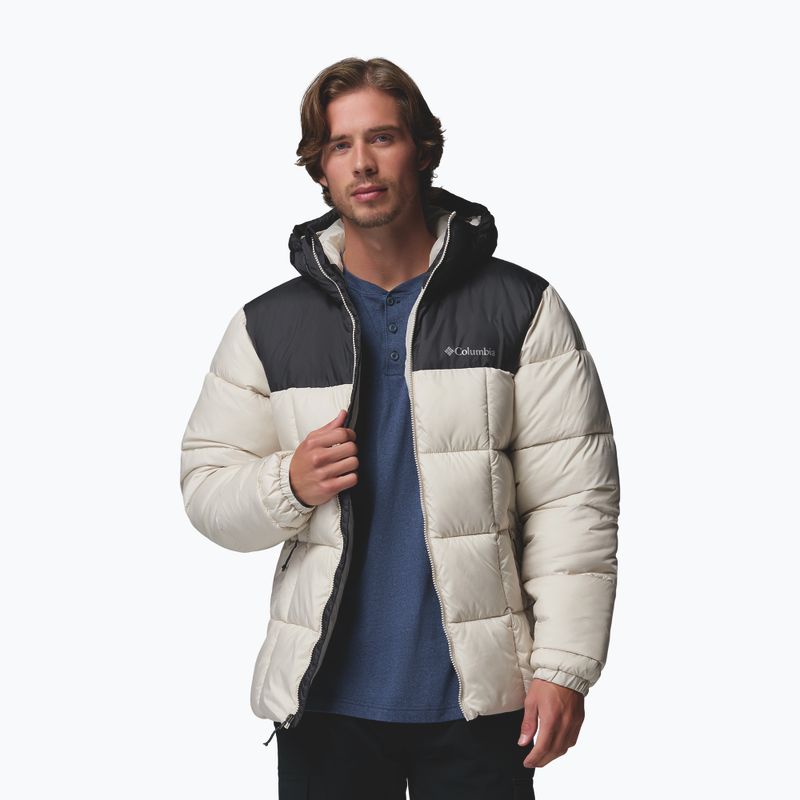 Gefütterte Herrenjacke Columbia Puffect IV Hooded dark stone/shark 5