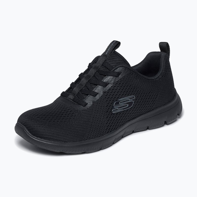Damen-Schuhe SKECHERS Summits Fresh Vision black 4