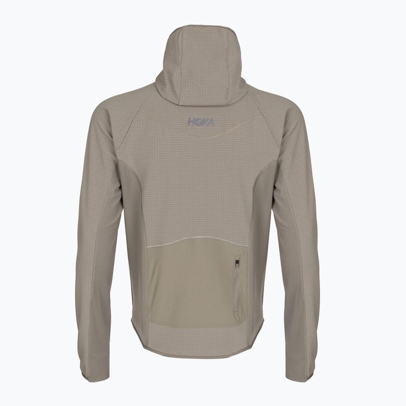 Laufjacke für Herren HOKA Sky Glow Half Zip pebble grey 2