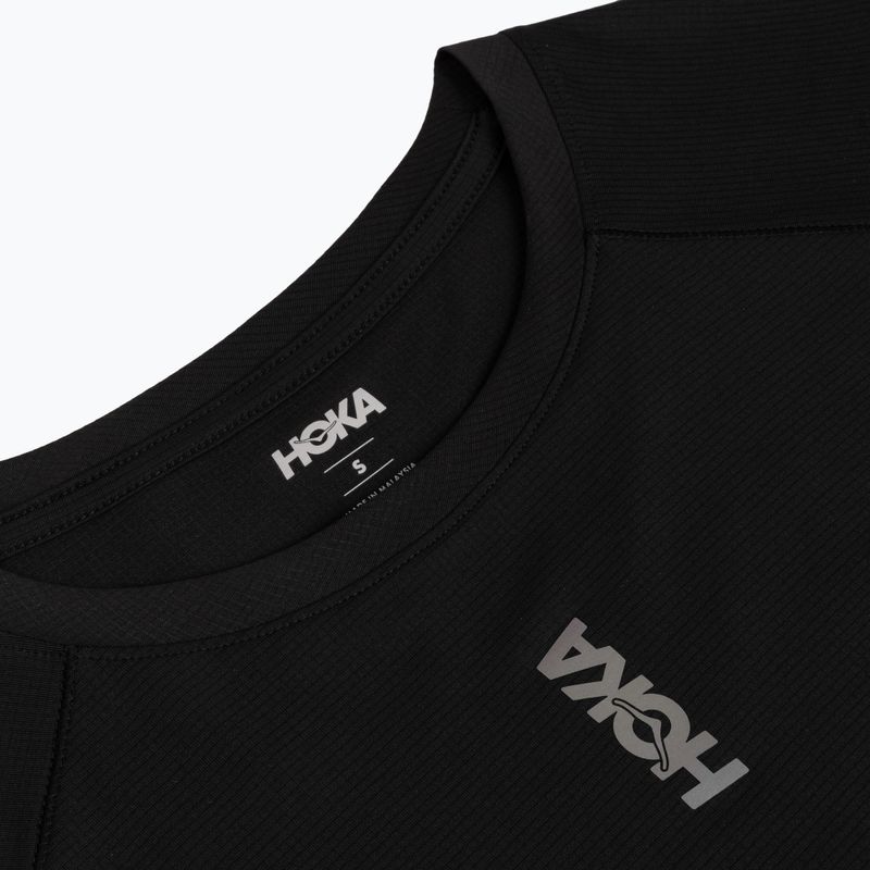 Herren-Laufshirt HOKA EveryRun Short Sleeve black 3
