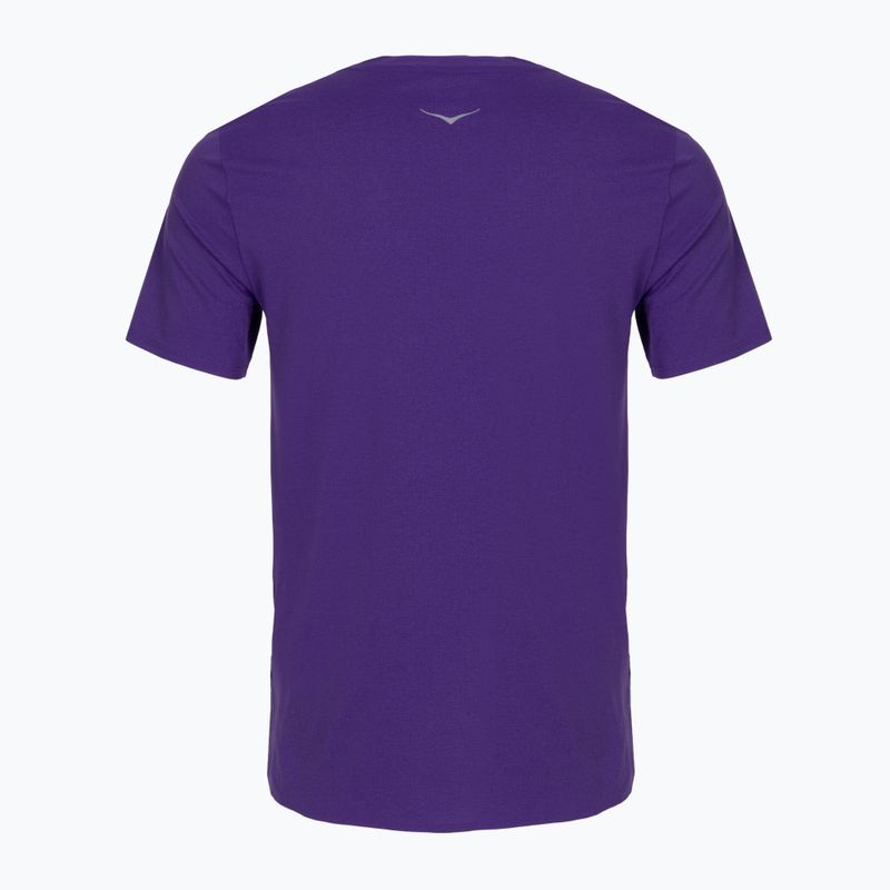 Herren-Laufshirt HOKA EveryRun Short Sleeve cosmic purple 2