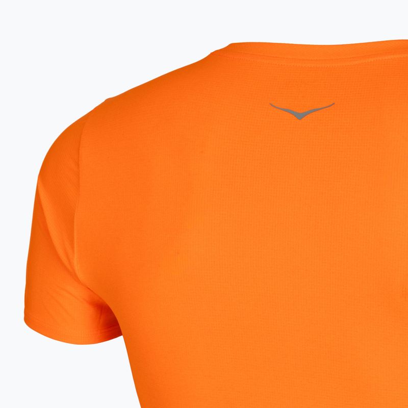 Herren-Laufshirt HOKA EveryRun Short Sleeve electric tangerine 4