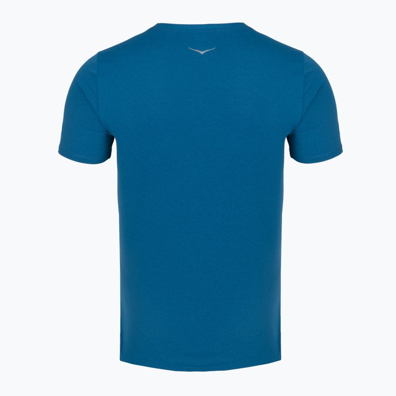 Herren-Laufshirt HOKA EveryRun Short Sleeve night glow blue 2