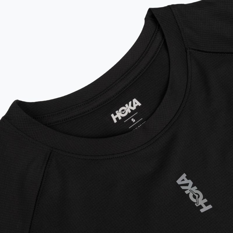 Damen-Laufshirt HOKA EveryRun Short Sleeve black 3