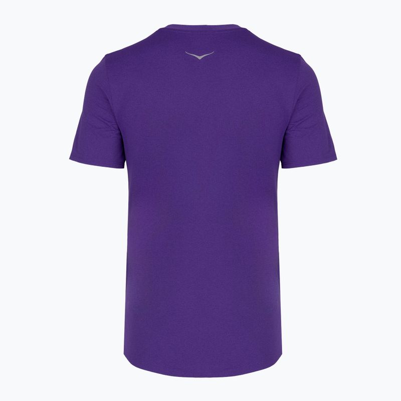 Damen-Laufshirt HOKA EveryRun Short Sleeve cosmic purple 2