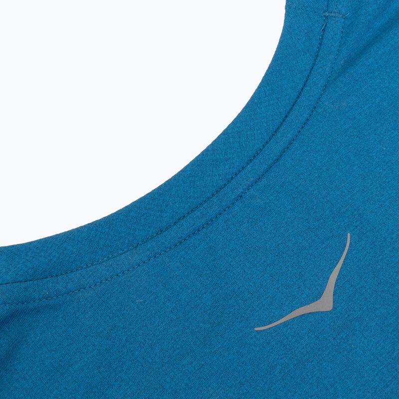 Damen-Laufshirt HOKA EveryRun Short Sleeve night glow blue 4