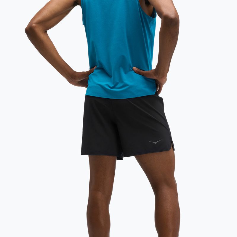 Herren-Laufshorts HOKA Glide Short 5" Brief black 3