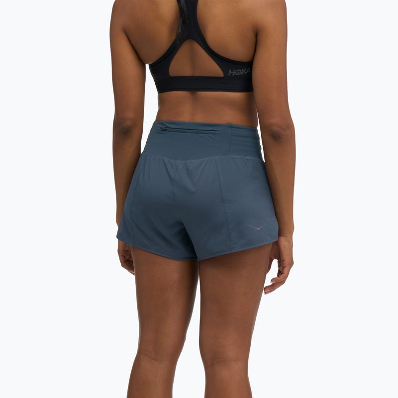Damen-Laufshorts HOKA Glide Short 3.5" Brief varsity navy 3
