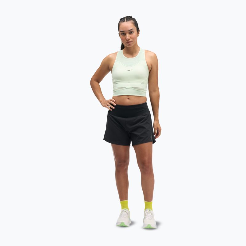 Damen-Laufshorts HOKA Glide Short 5" 2in1 black 2