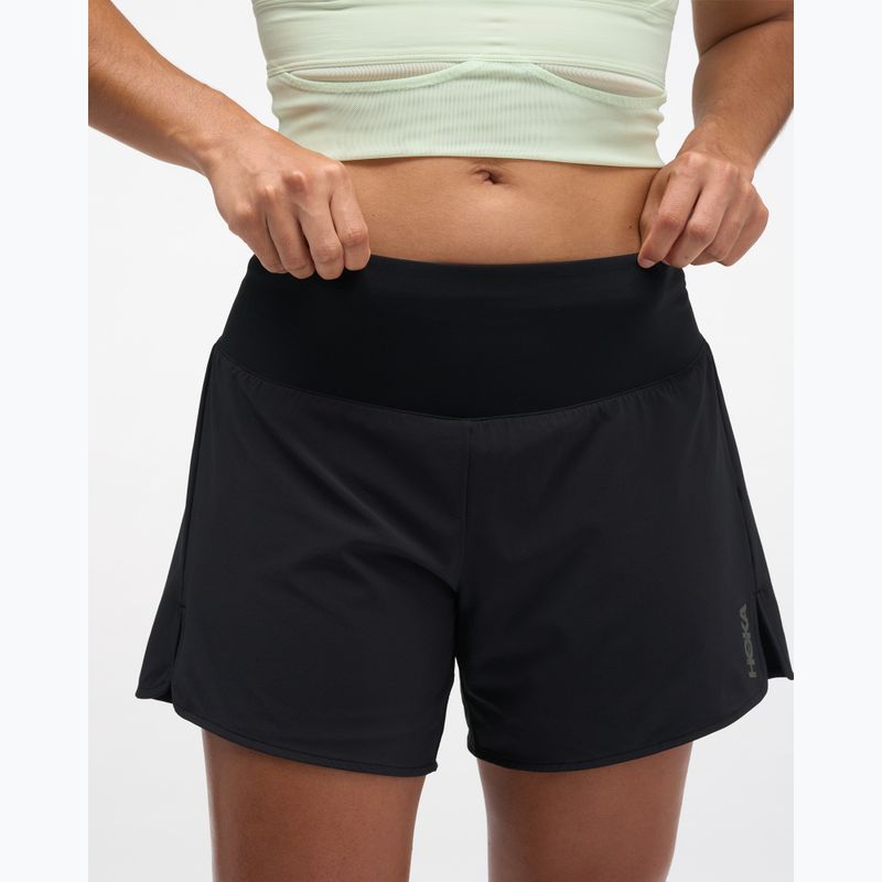 Damen-Laufshorts HOKA Glide Short 5" 2in1 black 4