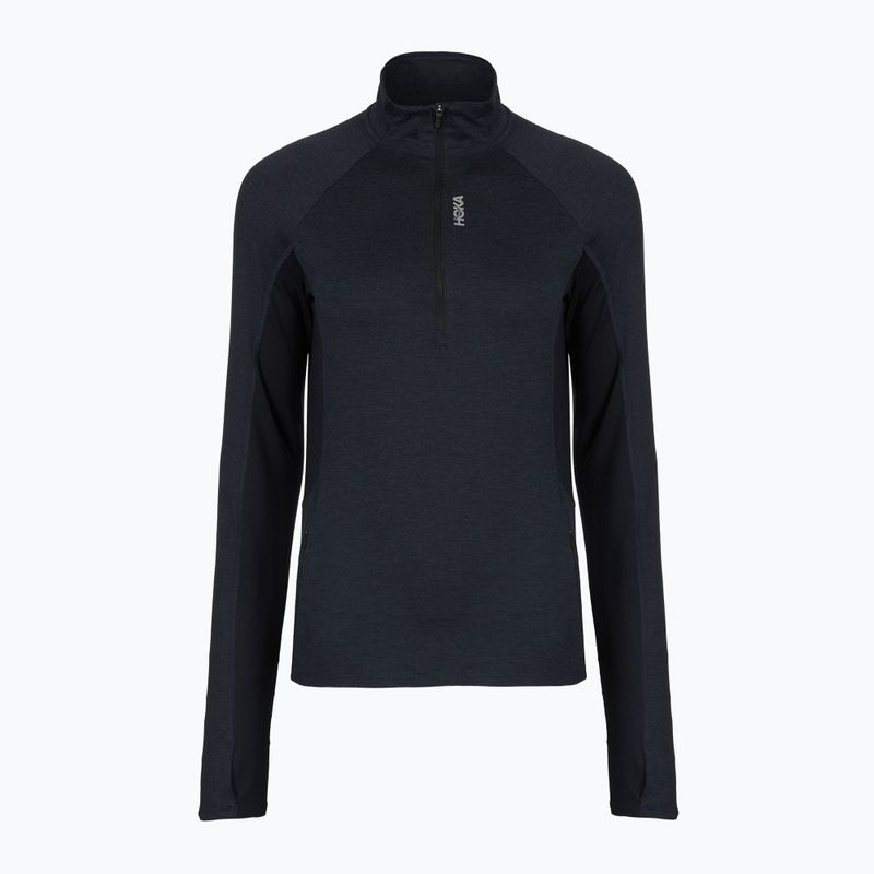 Laufpullover für Damen HOKA Skyform Half Zip black heather